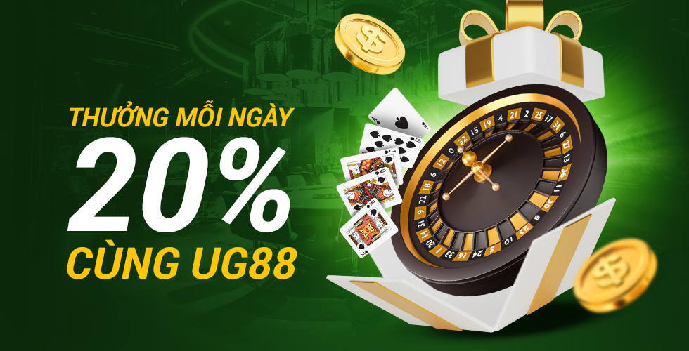 thưởng 20% ug38